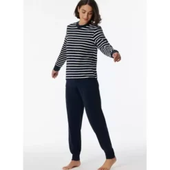 Pyjamas Lang Ærme, Night Blue