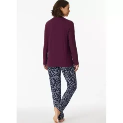 Pyjamas Lang Ærme, Plum