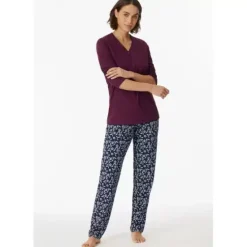 Pyjamas Lang Ærme, Plum