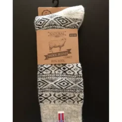 Ragsock Norsk Flag, Grå/Koksgrå