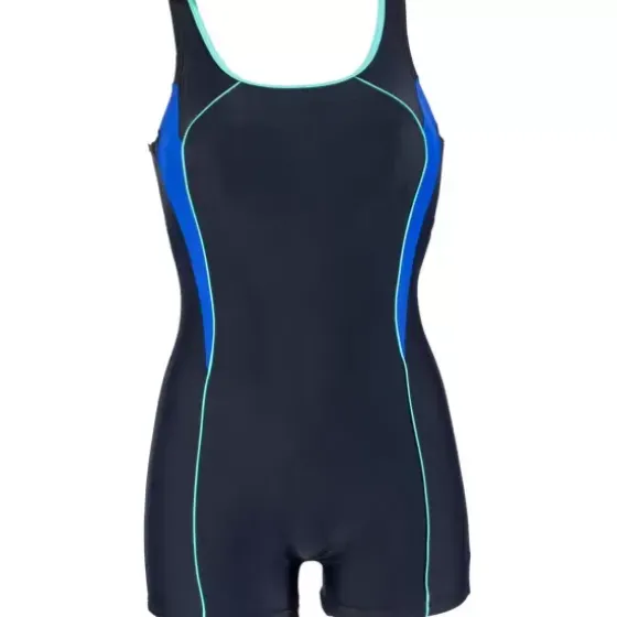 Regina Badedragt M/ben, Navy/Aqua