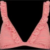 Santorini Bikini Top, Summer Red