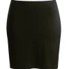 Satin Deluxe Skørt, Black