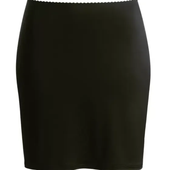 Satin Deluxe Skørt, Black
