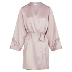 Satin Kimono, English Rose