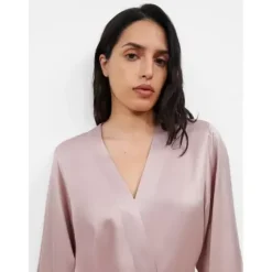 Satin Kimono, English Rose