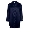 Satin Nightshirt, Indigo