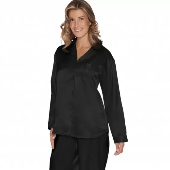 Satin Pyjamas, Black