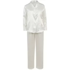 Satin Pyjamas, Off White