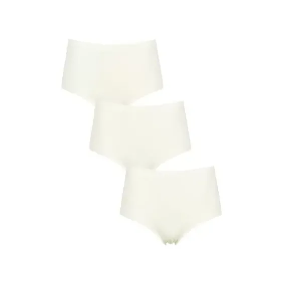 Seamless Maxi 3-Pack, Råhvid