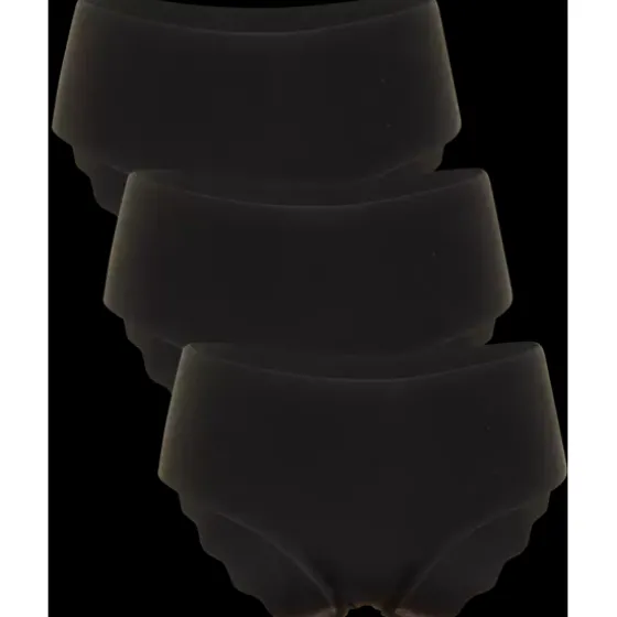 Seamless Tai 3-Pak, Sort