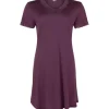 Silk Jersey Natkjole, Italian Plum