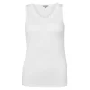 Silke Top Med Blonde, Off White
