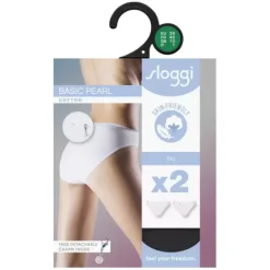Sloggi Basic Pearl Tai 2-Pak, Sort