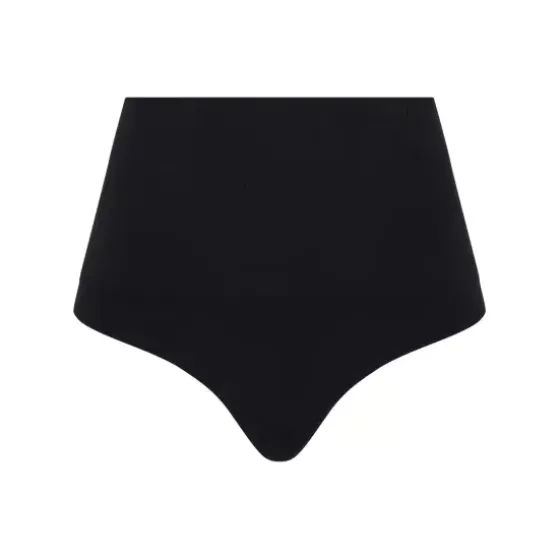 Smooth Comfort Shape Højtaljet String, Sort