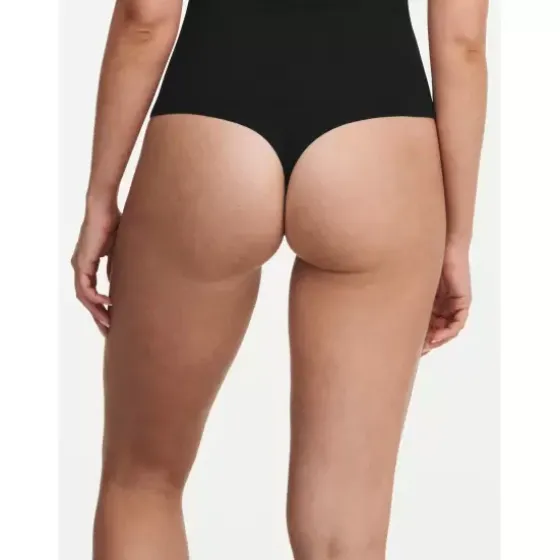 Smooth Comfort Shape Højtaljet String, Sort
