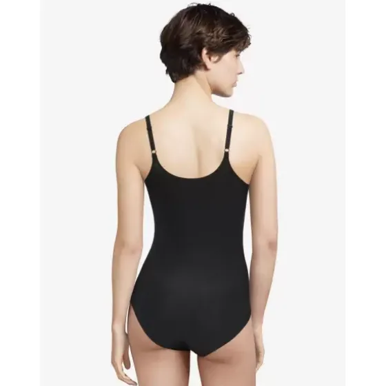 Soft Stretch Bodystocking, Sort