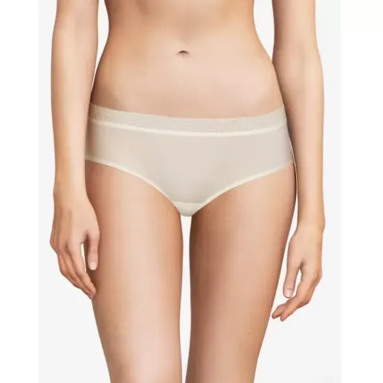Soft Stretch Hipster Med Blonde, Råhvid