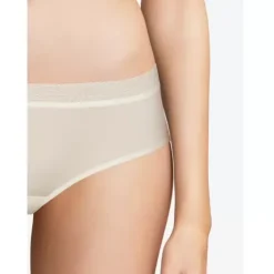 Soft Stretch Hipster Med Blonde, Råhvid