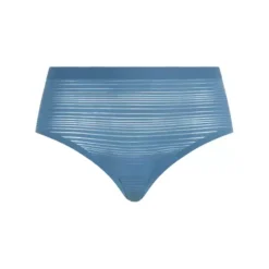 Soft Stretch Hipster Stribet, Jeans Blue
