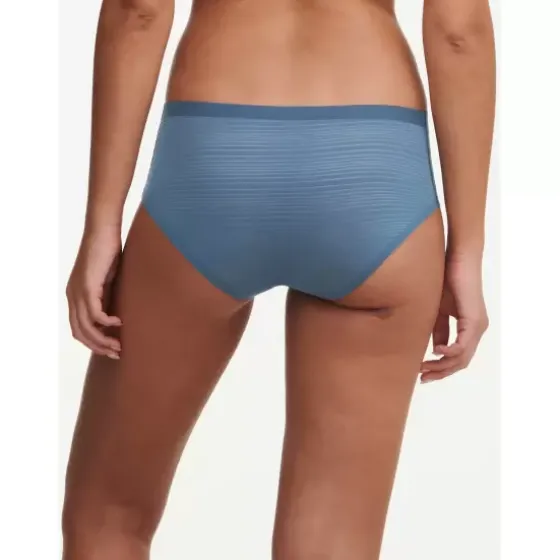Soft Stretch Hipster Stribet, Jeans Blue