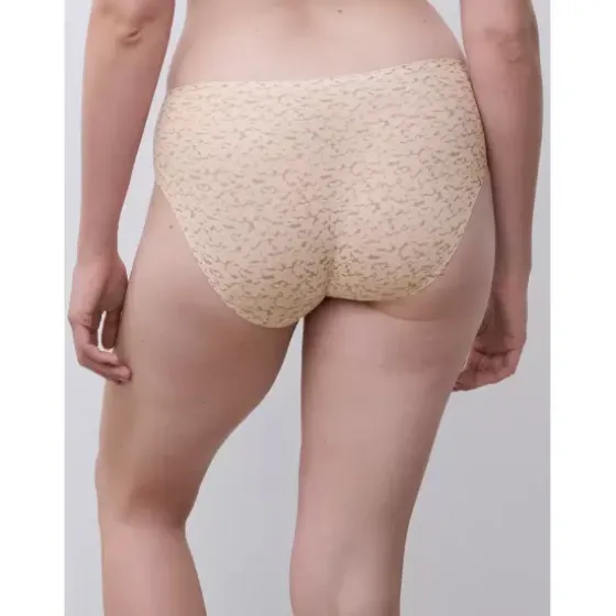 Soft Stretch Hipster, XS-XL, Norah Nude Print