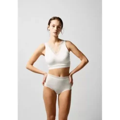 Soft Stretch Maxi Med Blonde, Råhvid