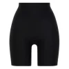 Soft Stretch Shorts Med Langt Ben, Black