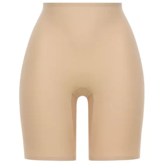 Soft Stretch Shorts Med Langt Ben, Nude