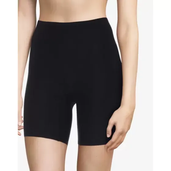 Soft Stretch Shorts Med Langt Ben, Black