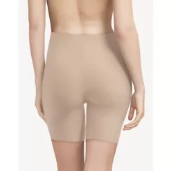 Soft Stretch Shorts Med Langt Ben, Nude