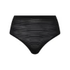 Soft Stretch String Stribet, Sort