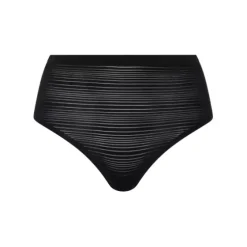 Soft Stretch String Stribet, Sort