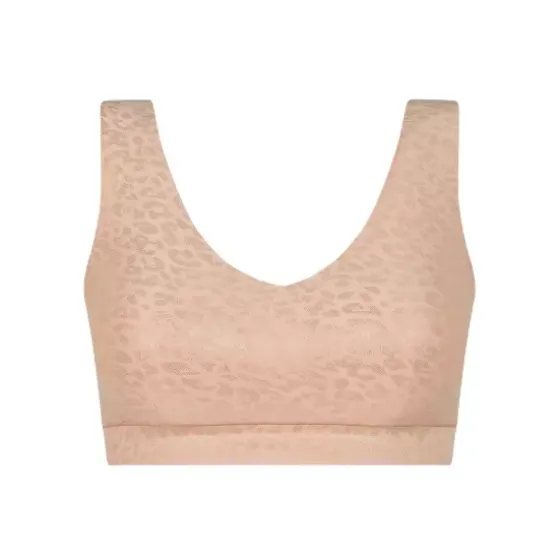 Soft Stretch Top, Glimmer Leopard Print
