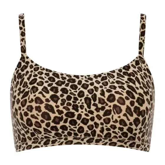 Soft Stretch Top, Leopard Print