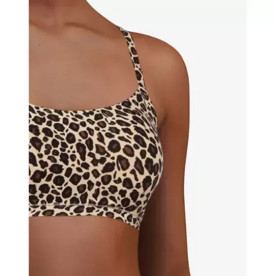 Soft Stretch Top, Leopard Print