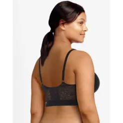 Soft Stretch Top med blonde, Sort