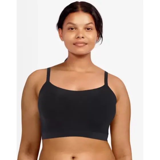 Soft Stretch Top med blonde, Sort