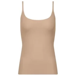 Soft Stretch Top Smal Strop, Nude