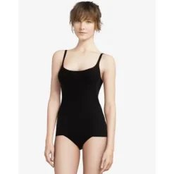 Soft Stretch Top Smal Strop, Black