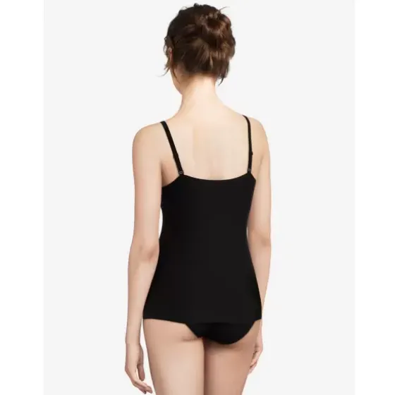 Soft Stretch Top Smal Strop, Black
