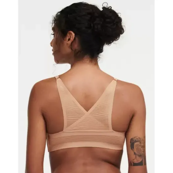 Soft Stretch Top Stribet, Sirocco