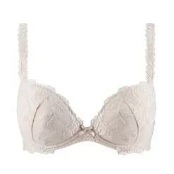 Softessence Plunge Push-Up Bra, Skin