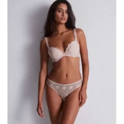 Softessence Plunge Push-Up Bra, Skin