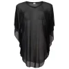 Strand Poncho, Black