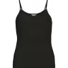 Strikket Silke, Smal Strop, Black