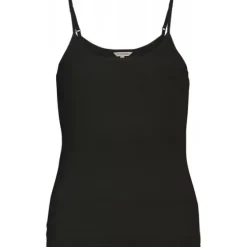 Strikket Silke, Smal Strop, Black