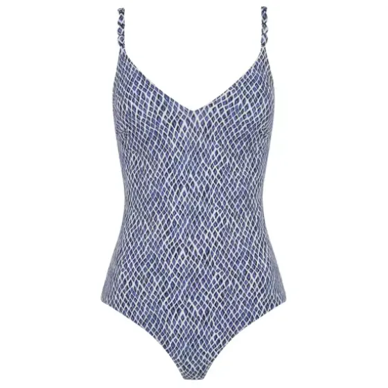 Tidra Badedragt Uden Bøjle, Blue Reptile