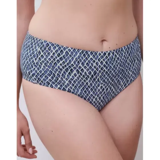 Tidra Bikini Maxi, Blue Reptile