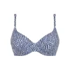 Tidra Bikinitop , Blue Reptile